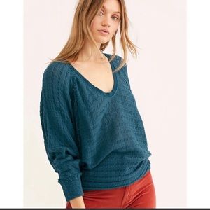 NWT Free People Thien’s Hacci Top